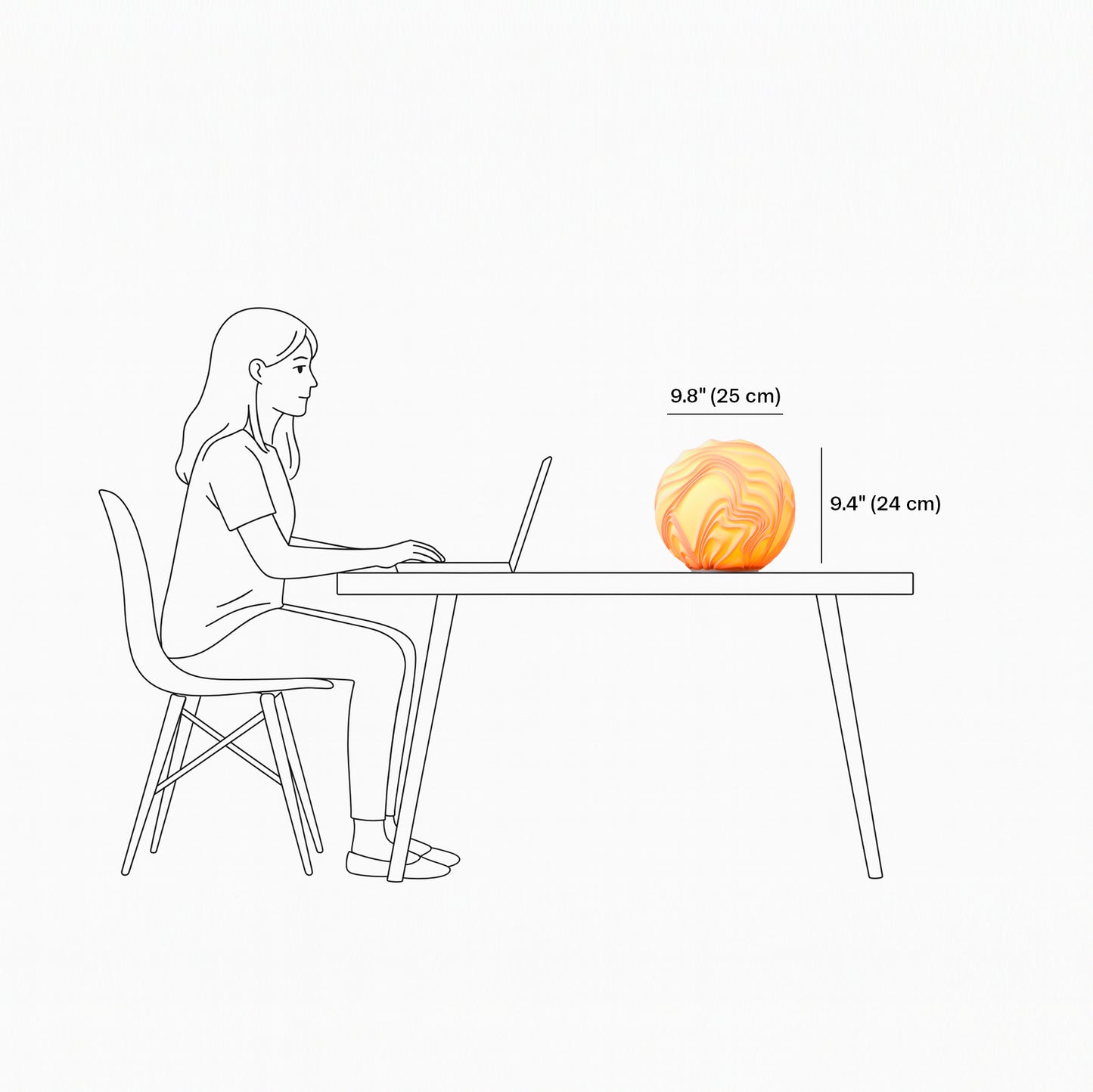 O4 Flow Sculpted Lamp