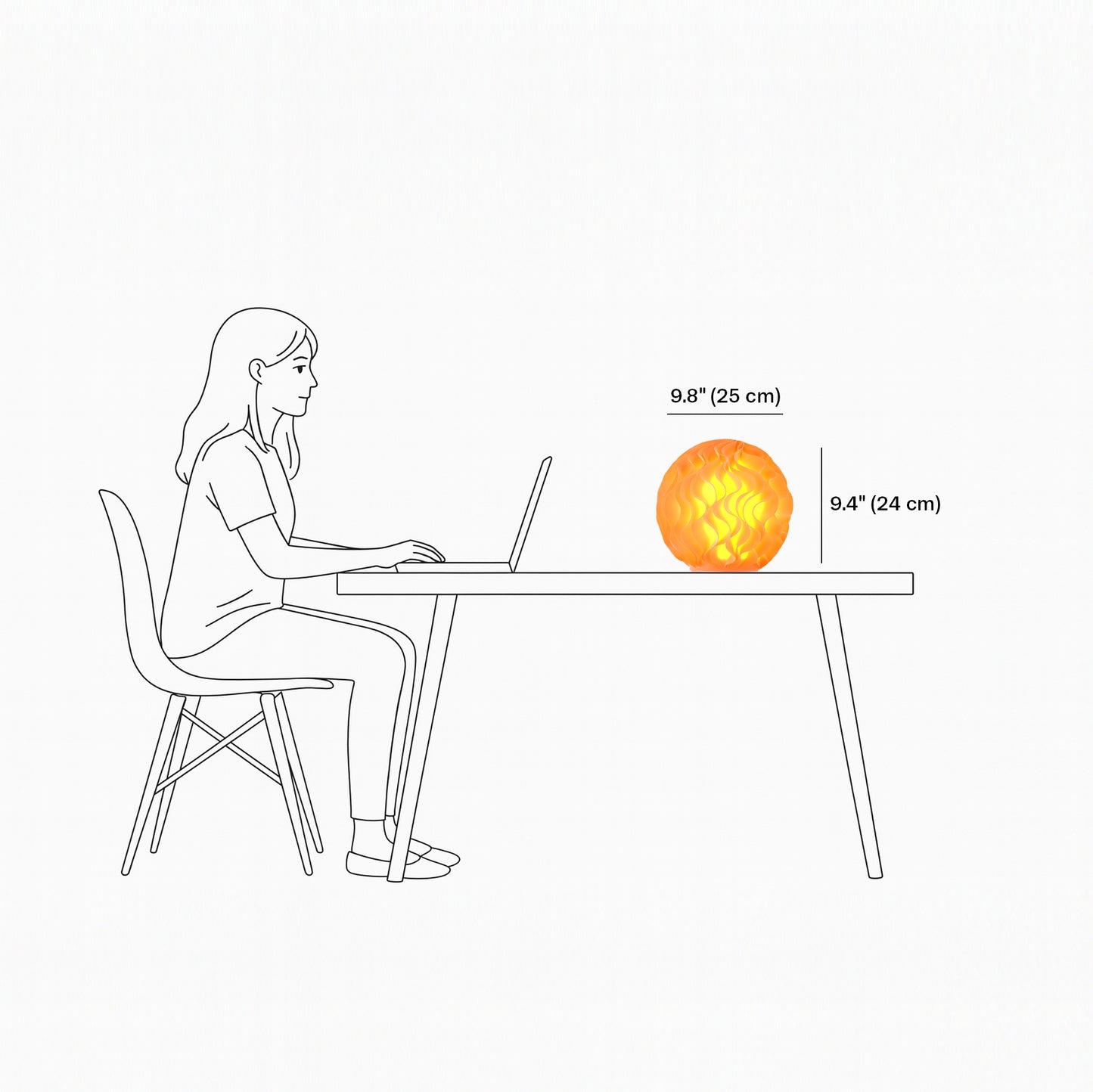 O10 Growth Sculpted Lamp